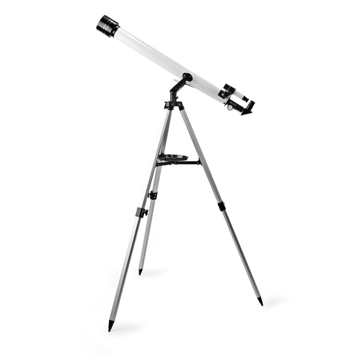 Nedis Teleskop | Blenderåpning: 50 mm | Brennvidde: 600 mm | Finderscope: 5 x 24 | Maksimal arbeidshøyde: 125 cm | Tripod | Hvit / Sort i gruppen SPORT, FRITID & HOBBY / Friluftsliv / Kikkerter hos TP E-commerce Nordic AB (C05314)