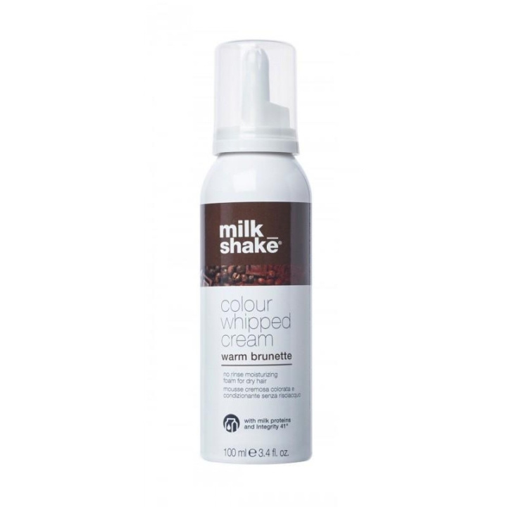 Milk_Shake Colour Whipped Cream Warm Brunette 100 ml i gruppen HELSE OG SKJØNNHET / Hår & styling / Hårpleie / Hårfarge / Hårfarge & Fargebombe hos TP E-commerce Nordic AB (C05340)