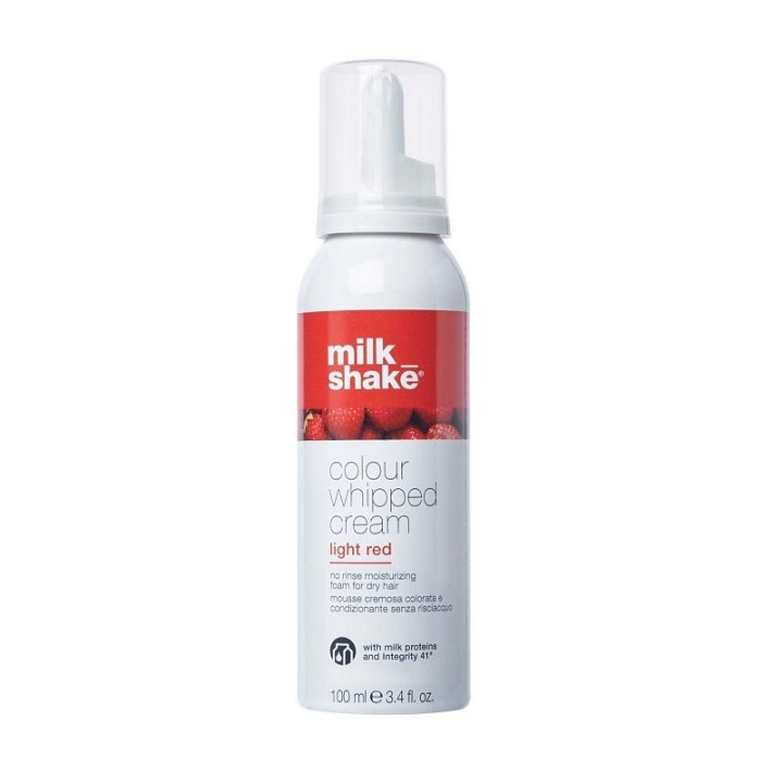 Milk_Shake Colour Whipped Light Red 100 ml i gruppen HELSE OG SKJØNNHET / Hår & styling / Hårpleie / Hårfarge / Hårfarge & Fargebombe hos TP E-commerce Nordic AB (C05347)