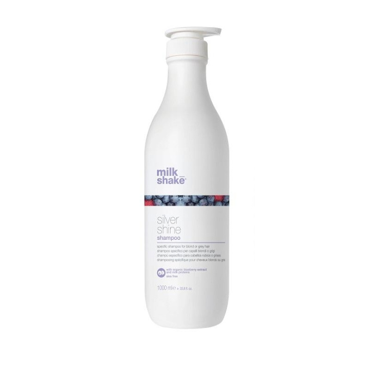 Milk_Shake Silver Shine Shampoo 1000ml i gruppen HELSE OG SKJØNNHET / Hår & styling / Hårpleie / Hårfarge / Sølv sjampo hos TP E-commerce Nordic AB (C05400)