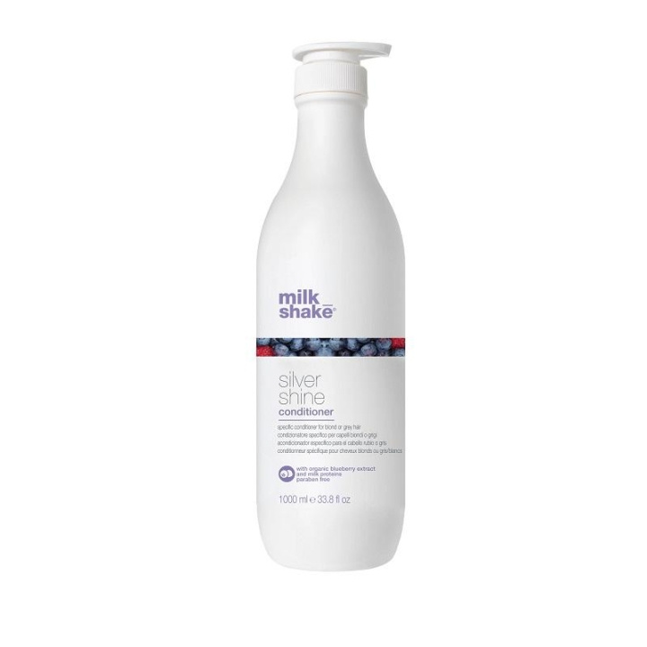 Milk_Shake Silver Shine Conditioner 1000 ml i gruppen HELSE OG SKJØNNHET / Hår & styling / Hårpleie / Hårfarge / Sølv balsam hos TP E-commerce Nordic AB (C05401)