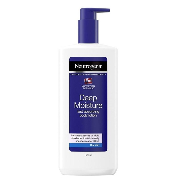 Neutrogena Norwegian Formula Deep Moisture Fast Absorbing Body Lotion 400ml i gruppen HELSE OG SKJØNNHET / Hudpleie / Kroppspleie / Body lotion hos TP E-commerce Nordic AB (C05408)