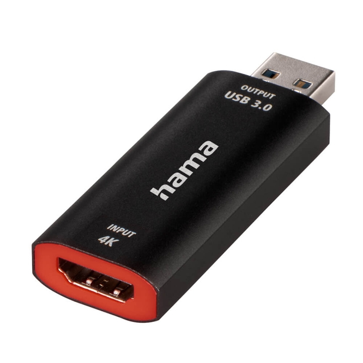 Hama Capture Card USB HDMI 4K til 1080P USB-C-adapter i gruppen Datautstyr / Datamaskin Tilbehør / Webkamera hos TP E-commerce Nordic AB (C05440)