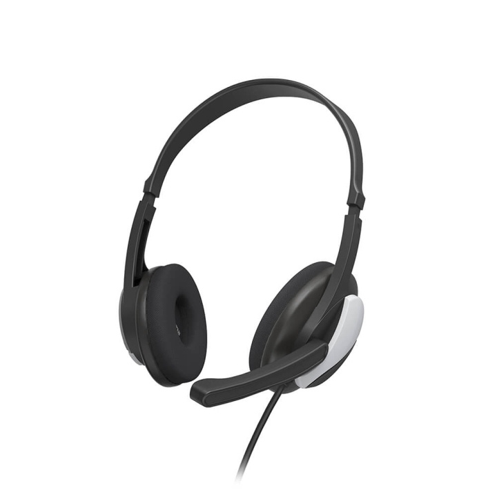 Hama Headset PC Office Stereo On-Ear HS-P100 V2 Svart i gruppen Datautstyr / Datamaskin Tilbehør / Headset hos TP E-commerce Nordic AB (C05442)