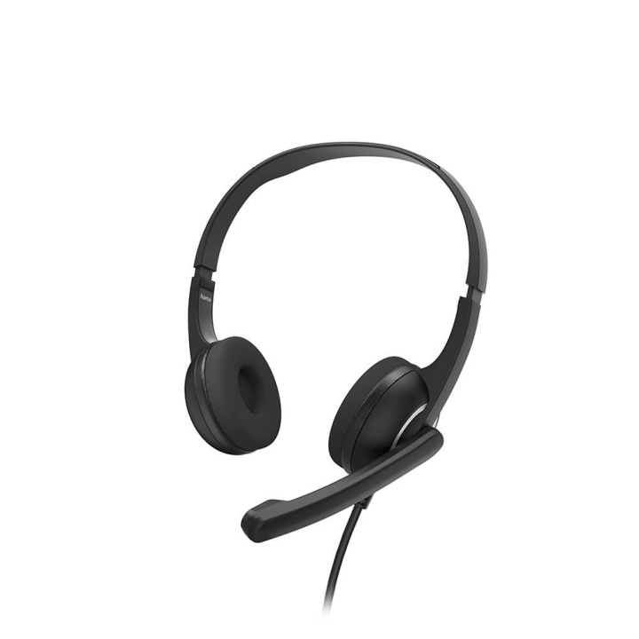 Hama Headset PC Office Stereo On-Ear HS-P150 V2 Svart i gruppen Datautstyr / Datamaskin Tilbehør / Headset hos TP E-commerce Nordic AB (C05443)