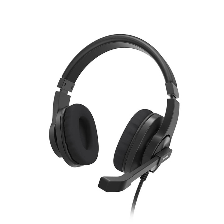 Hama Headset PC Office Stereo Over-Ear HS-P350 V2 Svart i gruppen Datautstyr / Datamaskin Tilbehør / Headset hos TP E-commerce Nordic AB (C05447)