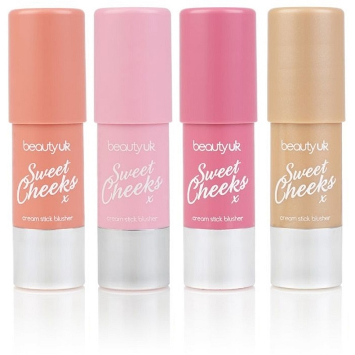 BeautyUK Beauty UK Sweet Cheeks gavesett med 4 stk i gruppen HELSE OG SKJØNNHET / Makeup / Makeup ansikt / Rouge / Bronzer hos TP E-commerce Nordic AB (C05744)