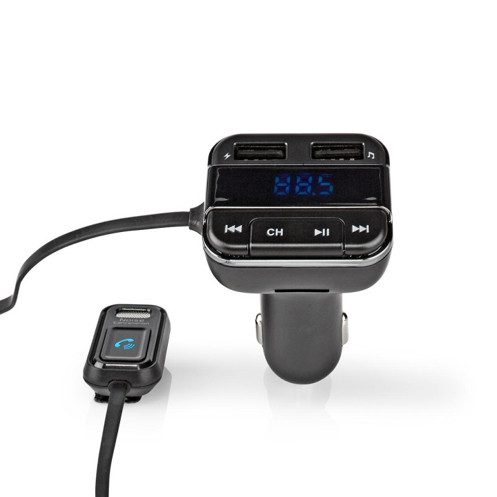 Nedis Bilstereo FM-sender | Fort | Hands free samtale | 0.8 