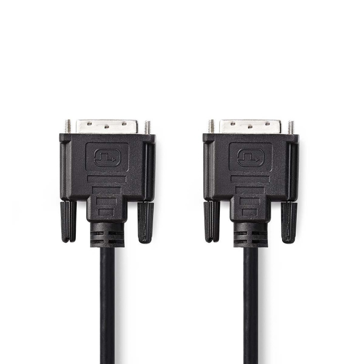Nedis DVI-kabel | DVI-D 24+1-Pin Han | DVI-D 24+1-Pin Han | 1080p | Nikkel belagt | 10.0 m | Rett | PVC | Sort | Plastpose i gruppen Datautstyr / Kabler og adaptere / DVI / Kabler hos TP E-commerce Nordic AB (C06057)