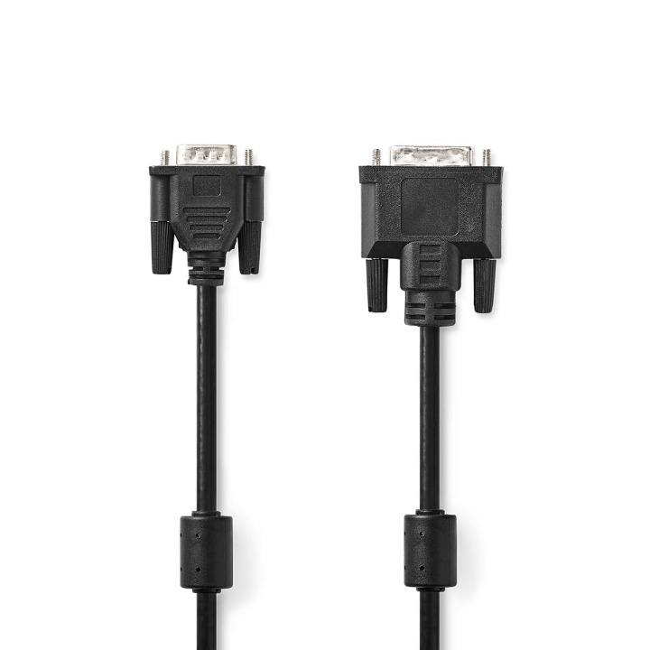 DVI-kabel | DVI-A 12+5-Pin Han | VGA Han | 1024x768 | Nikkel belagt | 2.00 m | Rett | PVC | Sort i gruppen Datautstyr / Kabler og adaptere / DVI / Kabler hos TP E-commerce Nordic AB (C06058)