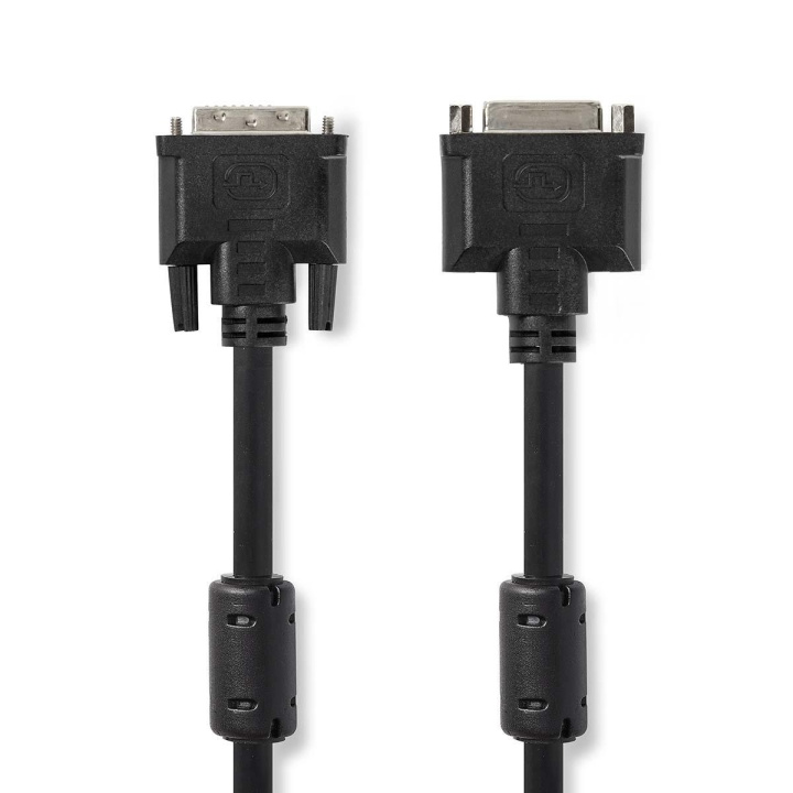 Nedis DVI-kabel | DVI-I 24+5-Pin Han | DVI-I 24+5-Pins Hun | 2560x1600 | Nikkel belagt | 2.00 m | Rett | PVC | Sort | Plastpose i gruppen Datautstyr / Kabler og adaptere / DVI / Kabler hos TP E-commerce Nordic AB (C06060)
