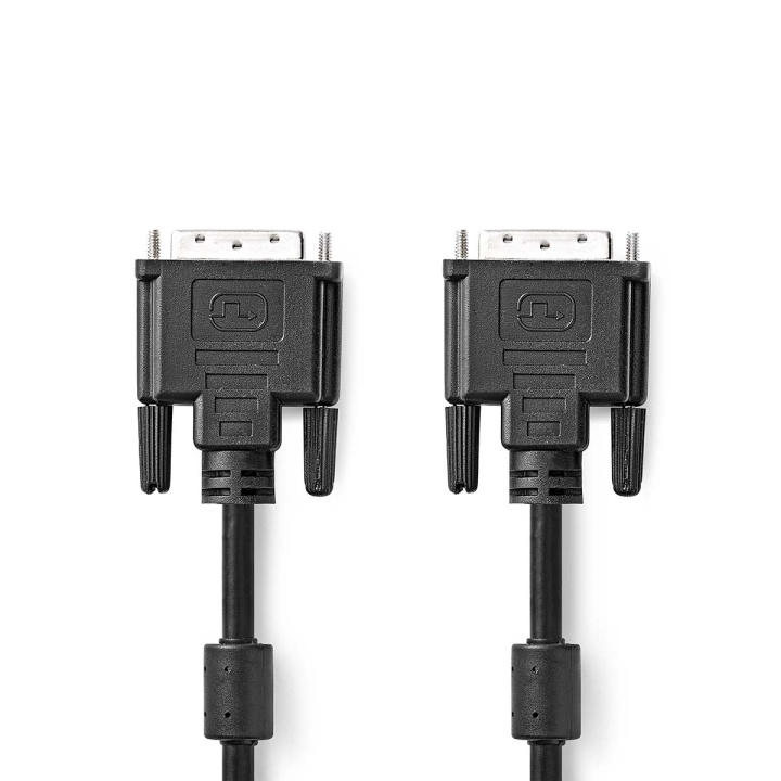 Nedis DVI-kabel | DVI-D 24+1-Pin Han | DVI-D 24+1-Pin Han | 2560x1600 | Nikkel belagt | 10.0 m | Rett | PVC | Sort | Plastpose i gruppen Datautstyr / Kabler og adaptere / DVI / Kabler hos TP E-commerce Nordic AB (C06079)