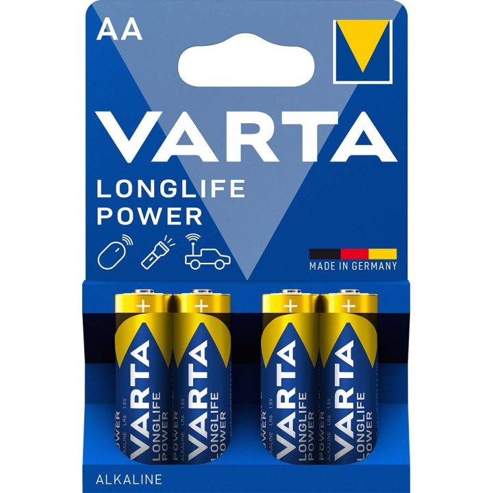 Varta Alkaline Batteri AA | 1.5 V DC | 4-Blisterkort i gruppen Elektronikk / Batterier & Ladere / Batterier / AA hos TP E-commerce Nordic AB (C06096)