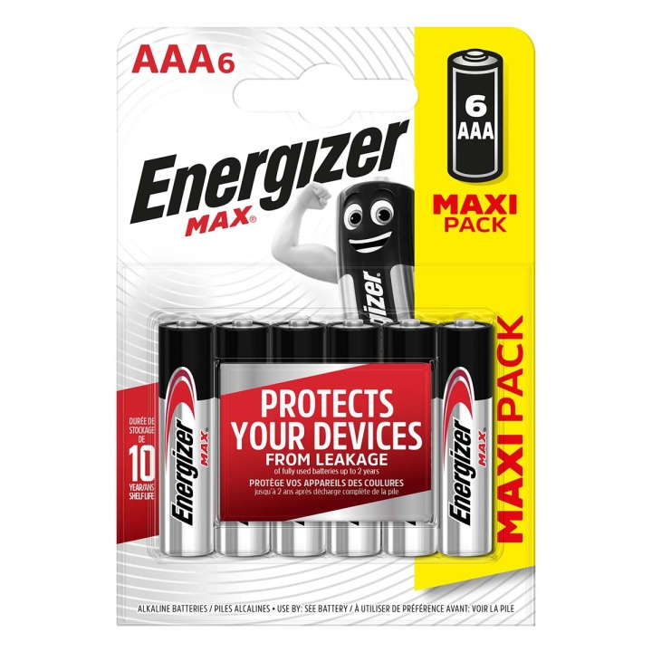 Alkaline Battery AAA | 1.5 V DC | 6-Pakke i gruppen Elektronikk / Batterier & Ladere / Batterier / AAA hos TP E-commerce Nordic AB (C06126)