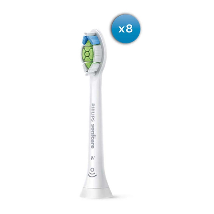 HX6068/12 Sonicare W2 Optimal White Standard soniske tannbørstehoder 8-pack White i gruppen HELSE OG SKJØNNHET / Munnpleie / Elektriske tannbørster tilbehør hos TP E-commerce Nordic AB (C06204)