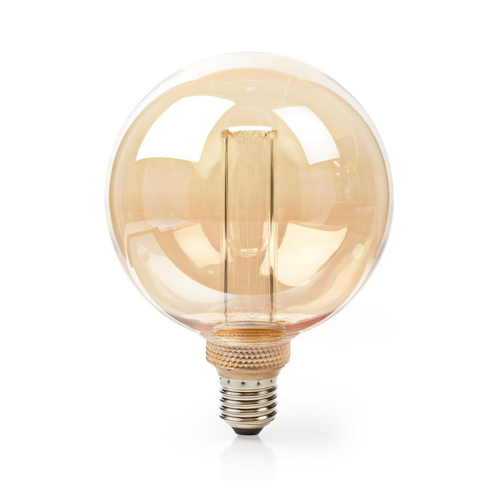 Nedis LED lyspære E27 | G125 | 3.5 W | 120 lm | 1800 K | Dimbar | With Gold Amber Finish | Retro Style | 1 stk. i gruppen Elektronikk / Lys / LED-lys hos TP E-commerce Nordic AB (C06278)