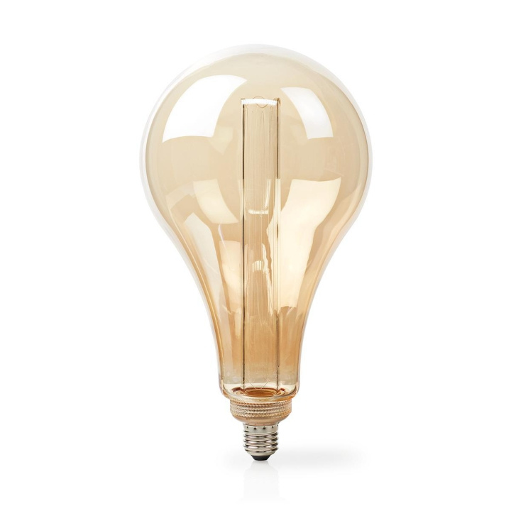 Nedis LED lyspære E27 | PS165 | 3.5 W | 120 lm | 1800 K | Dimbar | With Gold Amber Finish | Retro Style | 1 stk