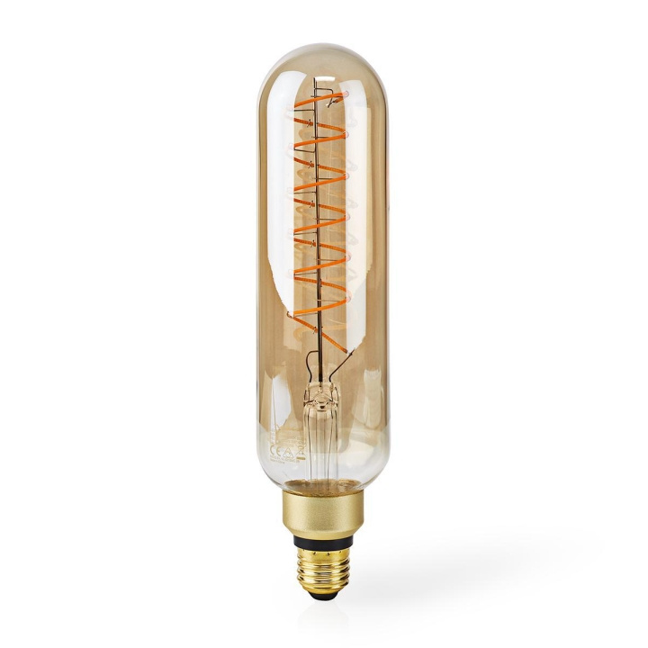 Nedis LED lyspære E27 | T65 | 8.5 W | 600 lm | 2000 K | Dimbar | With Gold Finish | Retro Style | 1 stk i gruppen Elektronikk / Lys / LED-lys hos TP E-commerce Nordic AB (C06280)