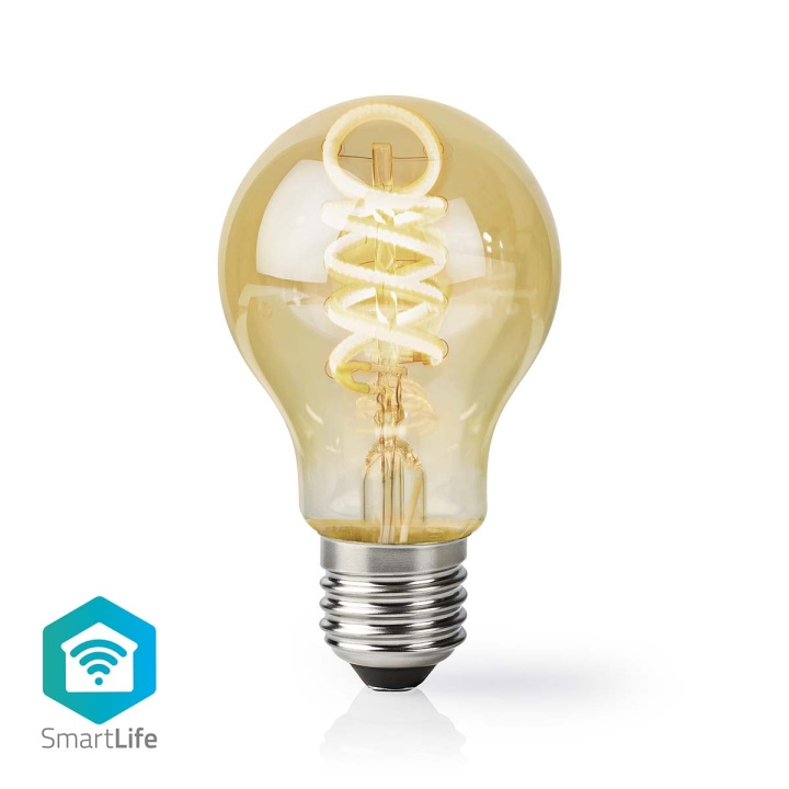 Nedis SmartLife LED Lyspære | Wi-Fi | E27 | 360 lm | 4.9 W | Varm til avkjølt hvitt | 1800 - 6500 K | Glass | Android™ / IOS | pære | 1 stk i gruppen HJEM, HUS OG HAGE / Smarthus / Smart belysning hos TP E-commerce Nordic AB (C06327)