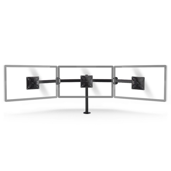 Nedis Desk Monitor Mount | 3 Skjermer | 14 - 24 