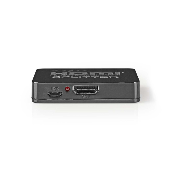 Nedis HDMI ™ Splitter | 2-Port port(s) | HDMI ™ -inngang | 2x HDMI ™ -utgang | 4K@30Hz | 2.25 Gbps | ABS / PVC | Sort i gruppen Elektronikk / Kabler og adaptere / HDMI / Adaptere hos TP E-commerce Nordic AB (C06351)