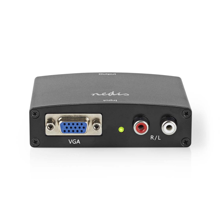 Nedis HDMI ™ Converter | VGA Female / 2x RCA Hunn | HDMI™ Utgang | 1-veis | 1080p | 1.65 Gbps | Aluminium | Antrasitt i gruppen Elektronikk / Kabler og adaptere / HDMI / Adaptere hos TP E-commerce Nordic AB (C06354)