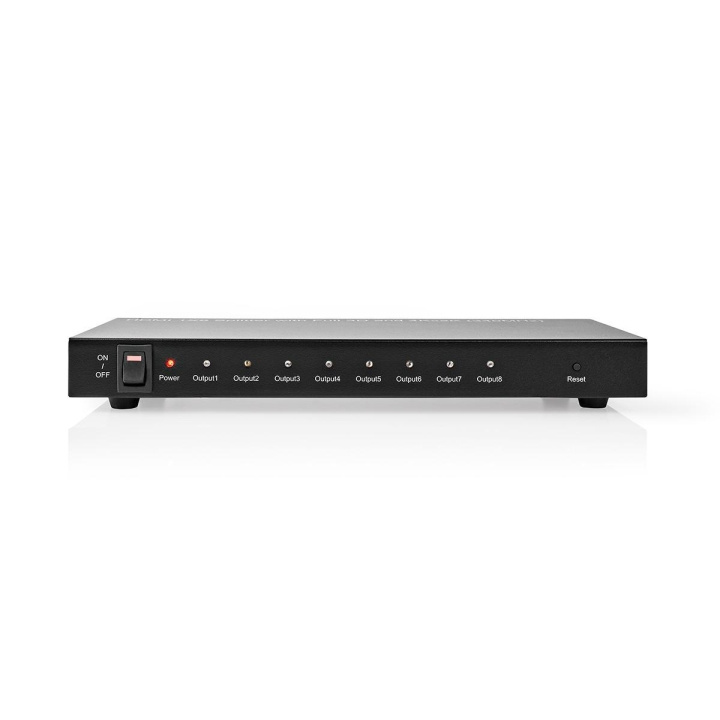 HDMI ™ Splitter | 8-Port port(s) | HDMI ™ -inngang | 8x HDMI™ utgang | 4K@30Hz | 3.4 Gbps | Metall | Antrasitt i gruppen Elektronikk / Kabler og adaptere / HDMI / Adaptere hos TP E-commerce Nordic AB (C06358)