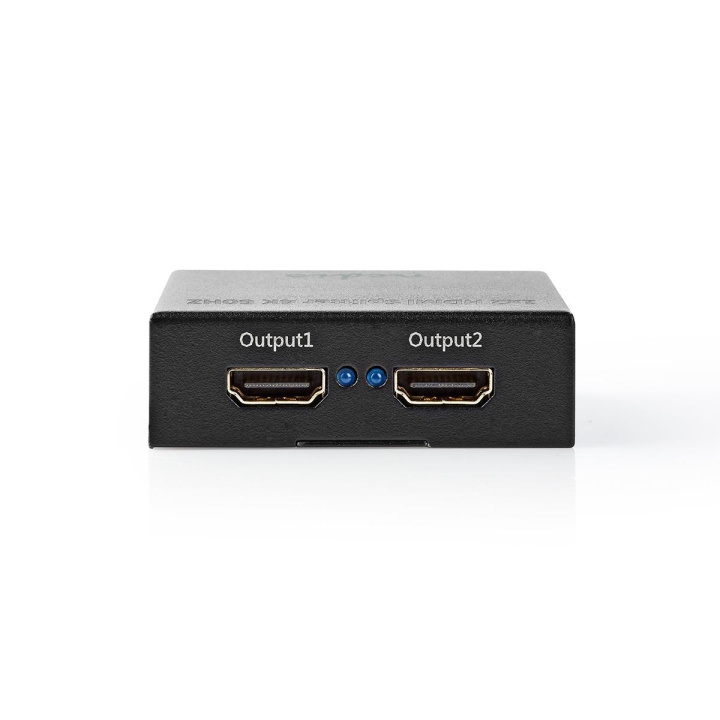 Nedis HDMI ™ Splitter | 2-Port port(s) | HDMI ™ -inngang | 2x HDMI ™ -utgang | 4K@60Hz | 18 Gbps | Metall | Antrasitt i gruppen Elektronikk / Kabler og adaptere / HDMI / Adaptere hos TP E-commerce Nordic AB (C06360)