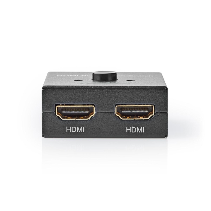Nedis HDMI ™ Switch | 3-Port port(s) | 1x HDMI ™ -inngang / 2x HDMI™ Inngang | 1x HDMI ™ -utgang / 2x HDMI ™ -utgang | 4K@60Hz | 6 Gbps | Metall | Antrasitt i gruppen Elektronikk / Kabler og adaptere / HDMI / Adaptere hos TP E-commerce Nordic AB (C06364)