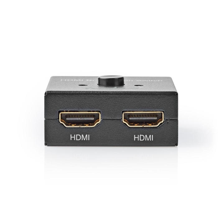 Nedis HDMI ™ Switch | 3-Port port(s) | 1x HDMI ™ -inngang / 2x HDMI™ Inngang | 1x HDMI ™ -utgang / 2x HDMI ™ -utgang | 4K@60Hz | 6 Gbps | Metall | Antrasitt i gruppen Elektronikk / Kabler og adaptere / HDMI / Adaptere hos TP E-commerce Nordic AB (C06364)