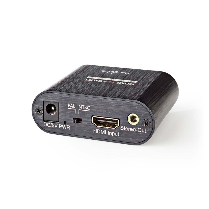 Nedis HDMI ™ Converter | HDMI ™ -inngang | SCART Hunn | 1-veis | 480i | 18 Gbps | Metall | Antrasitt i gruppen Elektronikk / Kabler og adaptere / HDMI / Adaptere hos TP E-commerce Nordic AB (C06368)