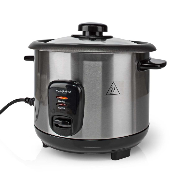 Nedis Riskoker | 1 l | 400 W | Non-stick belegg | Avtagbar bolle | Automatisk avstengning i gruppen HJEM, HUS OG HAGE / Husholdningsapparater / Ris- og eggkokere hos TP E-commerce Nordic AB (C06431)