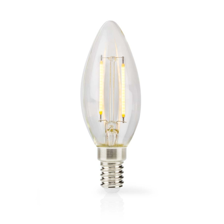 Nedis LED lyspære E14 | Lyshvit | 2 W | 250 lm | 2700 K | Varm Hvit | Retro Style | 1 stk. | Klart i gruppen Elektronikk / Lys / LED-lys hos TP E-commerce Nordic AB (C06527)