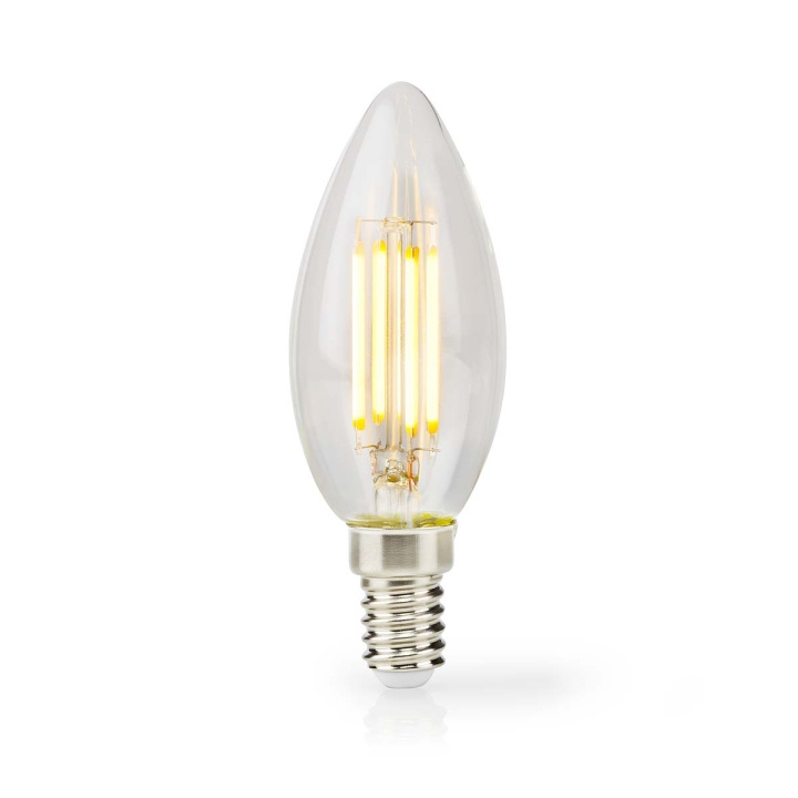 Nedis LED lyspære E14 | Lyshvit | 4.5 W | 470 lm | 2700 K | Dimbar | Varm Hvit | Retro Style | 1 stk. | Klart i gruppen Elektronikk / Lys / LED-lys hos TP E-commerce Nordic AB (C06529)