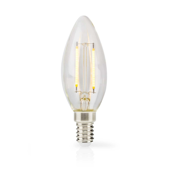 Nedis LED lyspære E14 | Lyshvit | 7 W | 806 lm | 2700 K | Varm Hvit | Retro Style | 1 stk. | Klart i gruppen Elektronikk / Lys / LED-lys hos TP E-commerce Nordic AB (C06531)