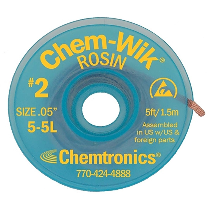 ChemWik Desoldering Wick 1.27 mm x 1.5 m i gruppen HJEM, HUS OG HAGE / Verktøy / Annet verktøy og tilbehør hos TP E-commerce Nordic AB (C06571)