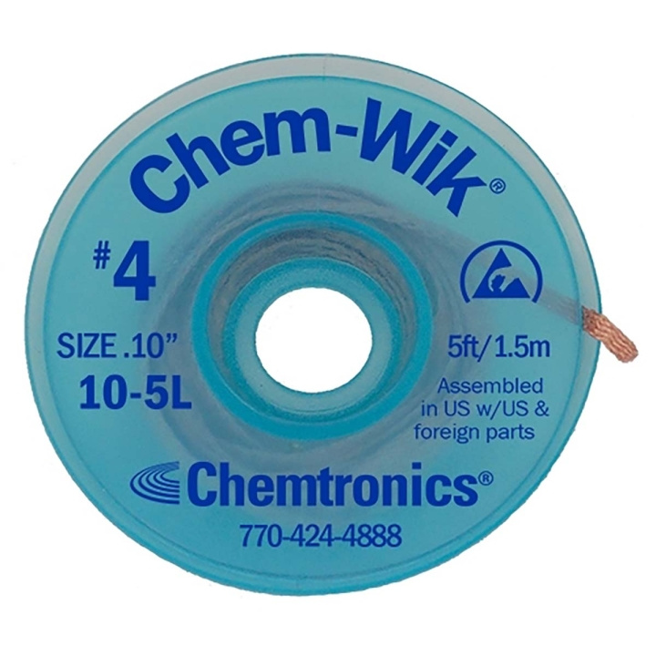 ChemWik Desoldering Wick 2.54 mm x 1.5 m i gruppen HJEM, HUS OG HAGE / Verktøy / Annet verktøy og tilbehør hos TP E-commerce Nordic AB (C06573)