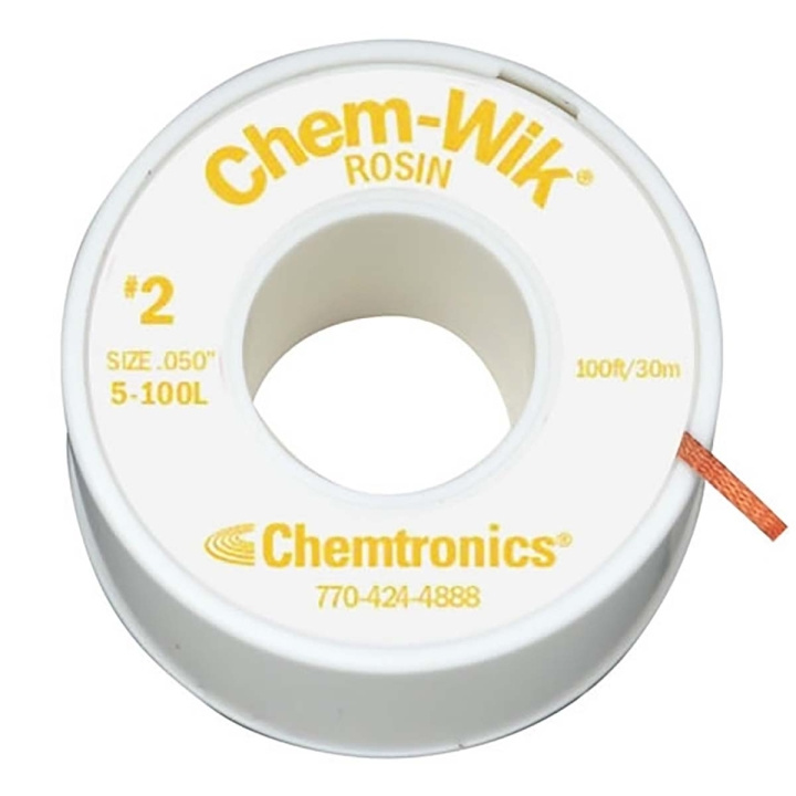 ChemWik Desoldering Wick 1.5 mm x 30 m i gruppen HJEM, HUS OG HAGE / Verktøy / Annet verktøy og tilbehør hos TP E-commerce Nordic AB (C06577)