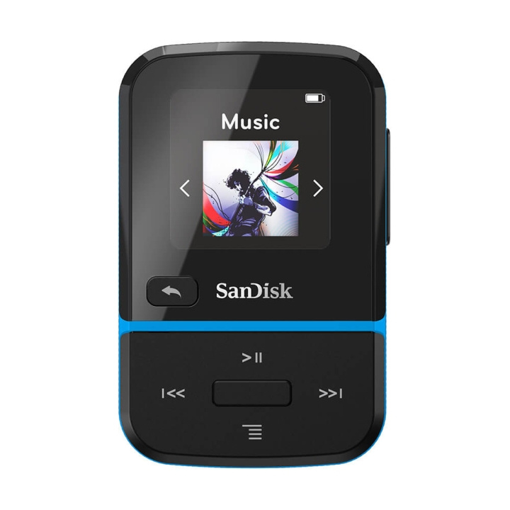 SANDISK MP3-Spiller Clip Sport Go 16GB Svart i gruppen Elektronikk / Lyd & Bilde / Hjemmekino, HiFi og bærbar / Bærbar musikkspiller / MP3-spillere hos TP E-commerce Nordic AB (C06647)