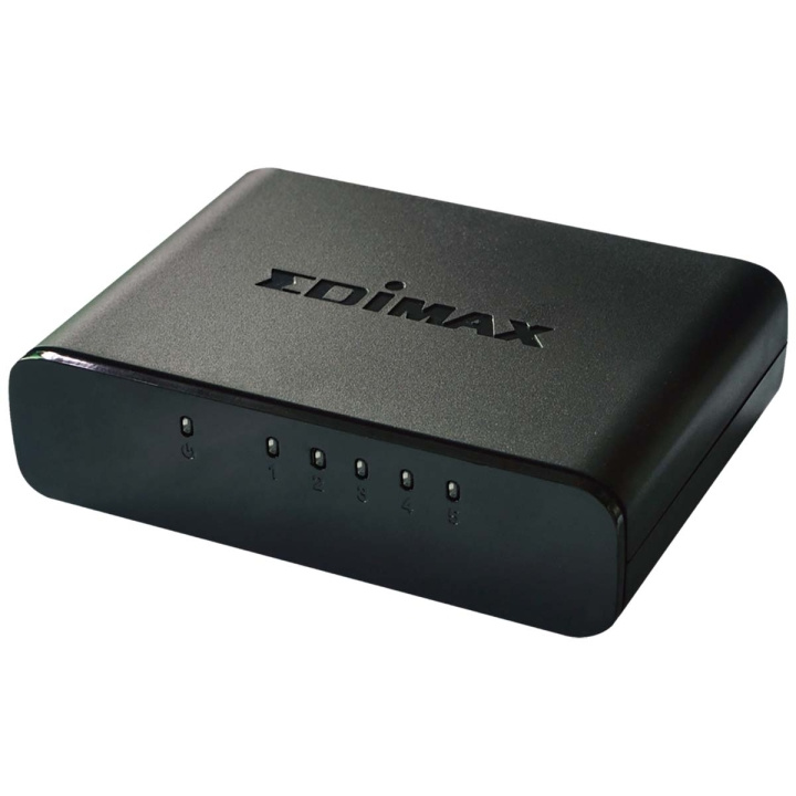 Edimax 5-porters 10/100 Mbit Fast Ethernet Desktop Switch i gruppen Datautstyr / Nettverk / Switcher / 10/100/1000Mbps hos TP E-commerce Nordic AB (C06811)