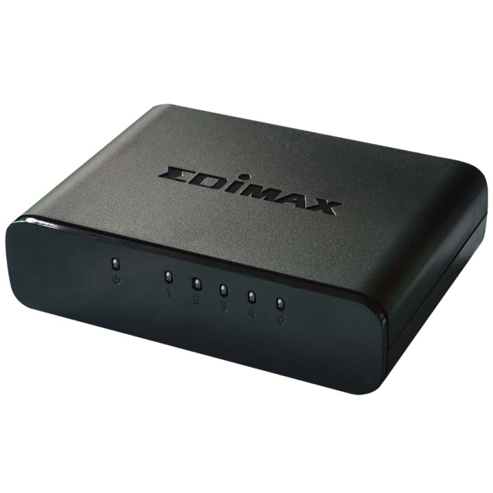 Edimax 5-porters 10/100 Mbit Fast Ethernet Desktop Switch i gruppen Datautstyr / Nettverk / Switcher hos TP E-commerce Nordic AB (C06811)