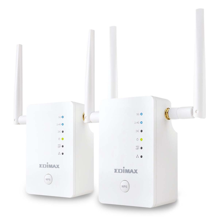 Trådløs AC1200 2,4/5 GHz (Dual Band) Wi-Fi Hvit (2 stk) i gruppen Datautstyr / Nettverk / Extenders hos TP E-commerce Nordic AB (C06813)