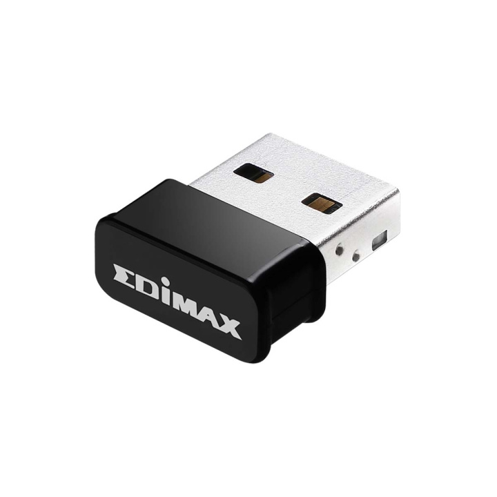Edimax Trådløst Utstyr USB-Adapter AC1200 2.4/5 GHz (Dual Band) Wi-Fi Sort/Aluminium i gruppen Datautstyr / Nettverk / Nettverkskort / USB Trådløs hos TP E-commerce Nordic AB (C06814)