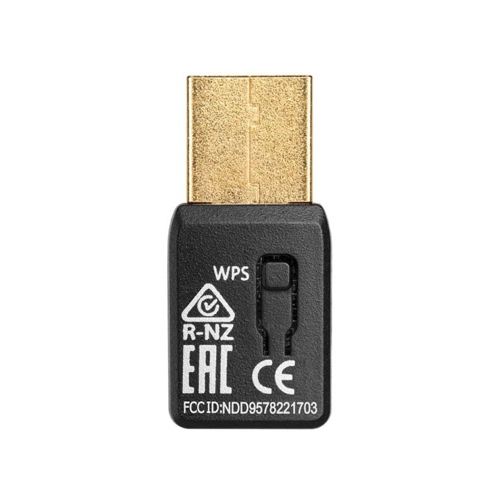 Edimax Trådløs AC1200 Dual-Band MU-MIMO USB 3.0 Adapter Wi-Fi Svart i gruppen Datautstyr / Nettverk / Nettverkskort / USB hos TP E-commerce Nordic AB (C06818)