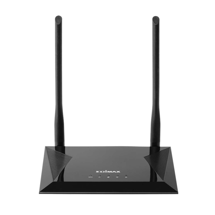 Edimax 4-i-1 N300 Wi-Fi-ruter, tilgangspunkt, Range Extender, Wi-Fi Bridge og WISP Black i gruppen Datautstyr / Nettverk / Tilgangspunkter hos TP E-commerce Nordic AB (C06824)