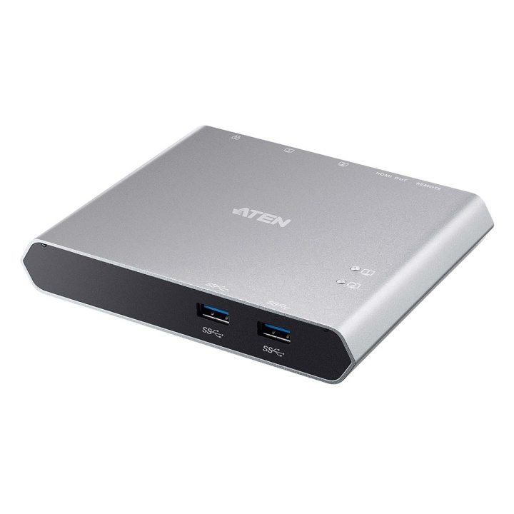 2-port Hub Dockningsport Aluminium i gruppen Datautstyr / Datamaskin Tilbehør / USB-Hubs hos TP E-commerce Nordic AB (C06825)