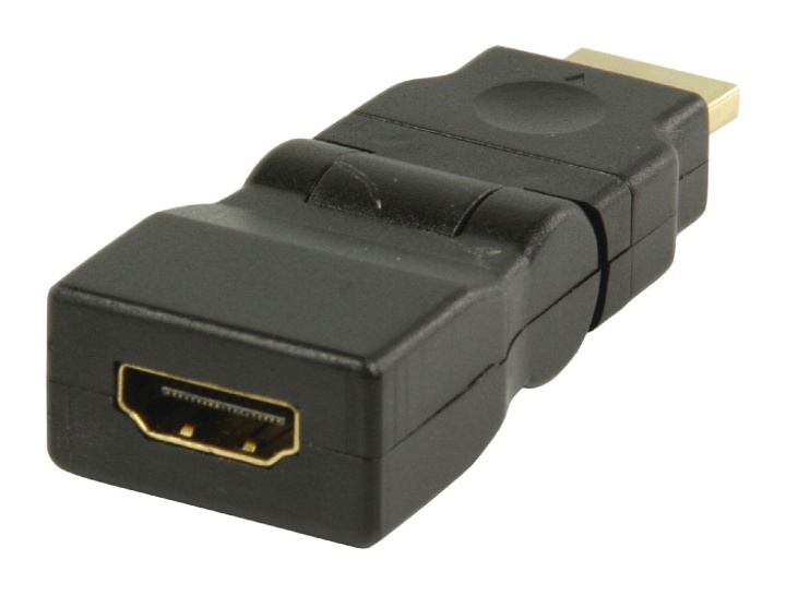 High Speed HDMI med Ethernet Adapter Vribar HDMI Kontakt - HDMI Hun Sort i gruppen Elektronikk / Kabler og adaptere / HDMI / Adaptere hos TP E-commerce Nordic AB (C06872)