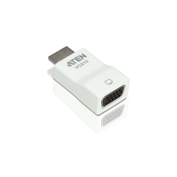 ATEN HDMI-omformer HDMI-Ingång - VGA hona 15p i gruppen Elektronikk / Kabler og adaptere / HDMI / Adaptere hos TP E-commerce Nordic AB (C06878)