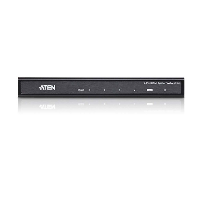 aten 4-Port 4K HDMI-Splitter Sort i gruppen Datautstyr / Kabler og adaptere / HDMI/VGA/DVI-switcher hos TP E-commerce Nordic AB (C06885)