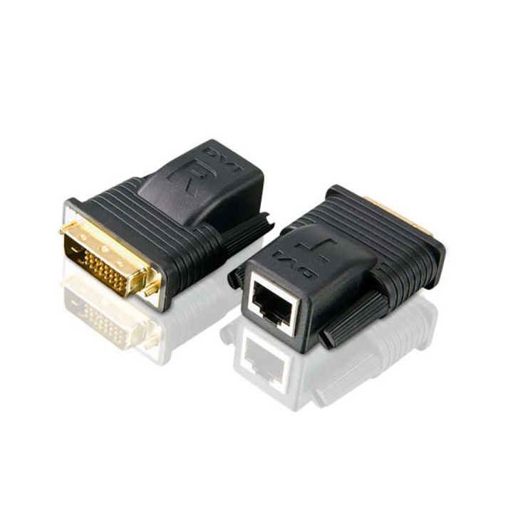 ATEN DVI Cat5-forlenger 15 m i gruppen Datautstyr / Kabler og adaptere / DVI / Adaptere hos TP E-commerce Nordic AB (C06896)